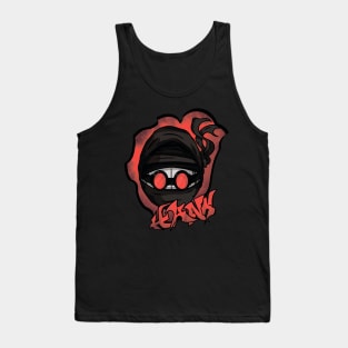 Madness combat hank head graffiti Tank Top